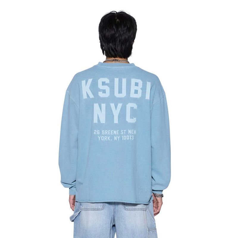 Ksubi K-Lock Ekcess Ls Tee Summer Blue image number 1